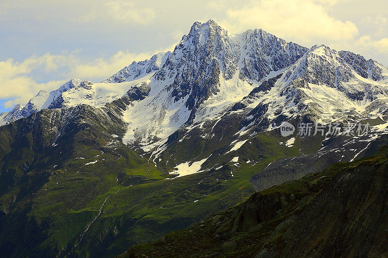 奥地利泰洛景观，Hohe Tauern峰，KAUNERTAL冰川路